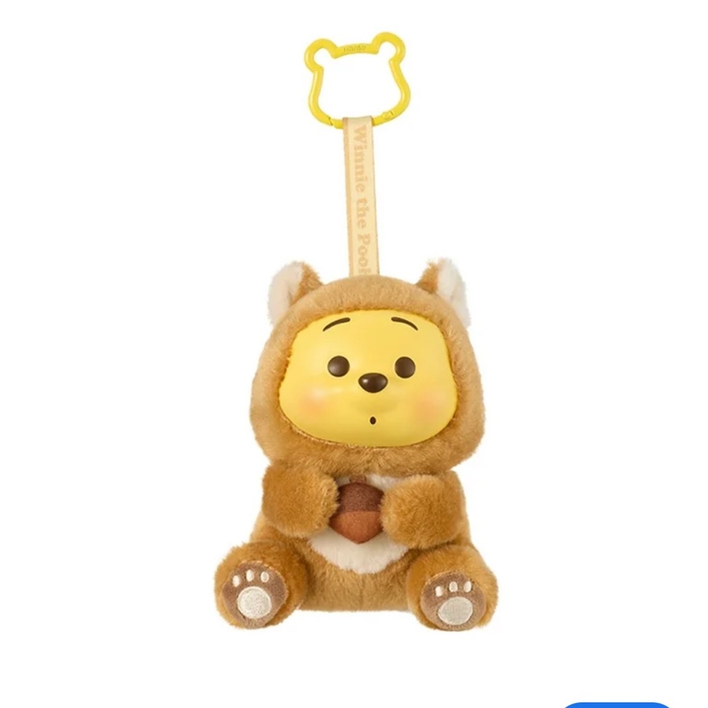 MINISO Winnie The Pooh Naughty Party Plush Vinyl Art Toy Figure Gift Squirrel